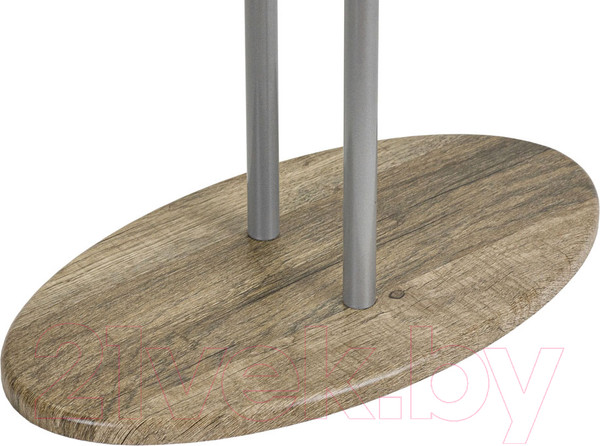 Изображение товара Стойка для одежды Мебелик Костюмная Дэви 2 (металлик/дуб крымский состаренный)