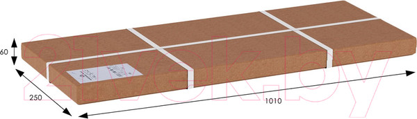 Изображение товара Стойка для одежды Мебелик Костюмная Дэви 2 (металлик/дуб крымский состаренный)
