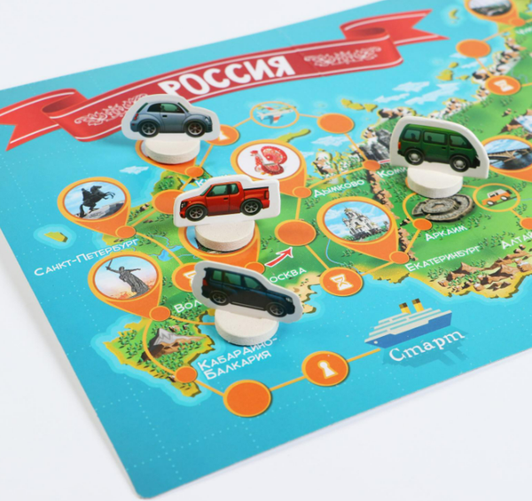Изображение товара Настольная игра Лас Играс Путешествие по России / 1055078