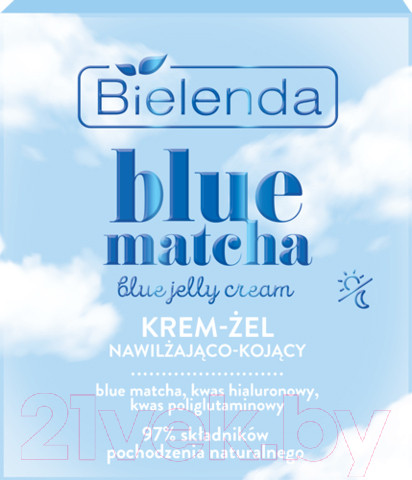 Изображение товара Крем для лица Bielenda Blue Matcha Увлажняющий крем-гель (50мл)