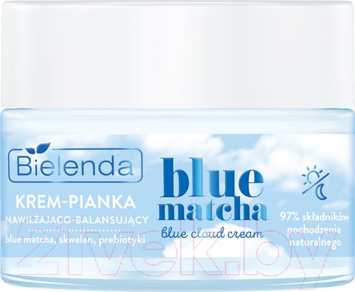 Изображение товара Крем для лица Bielenda Blue Matcha Увлажняющий балансирующий крем-пенка (50мл)