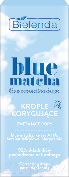 Изображение товара Сыворотка для лица Bielenda Blue Matcha Корректирующая сужающая поры (30мл)