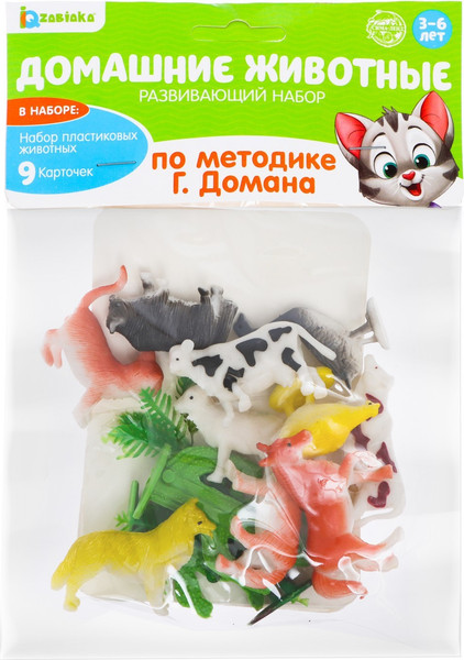 Изображение товара Развивающий игровой набор Zabiaka Домашние животные / 4474173