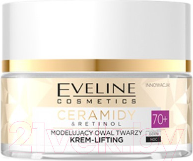Изображение товара Крем для лица Eveline Cosmetics Ceramides & Niacinamide Для моделирования овала лица 70+ (50мл)