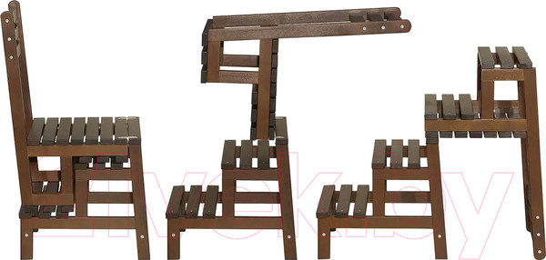 Изображение товара Cтул-лестница Мебелик Массив (орех)