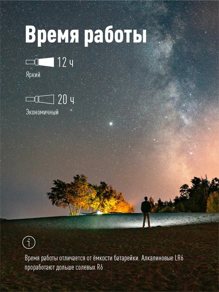 Изображение товара Фонарь Космос KOC8108T