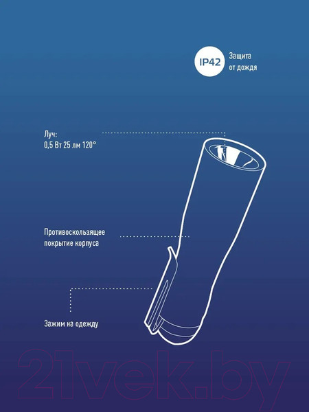 Изображение товара Фонарь Космос KOC120B