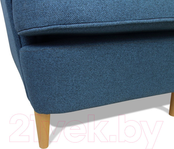 Изображение товара Кресло мягкое DiArt Лорд (велюр Antonio Blue/ножки светлые)