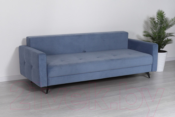 Изображение товара Диван DiArt Медисон-2 (велюр Teddy 310/ножки металл)