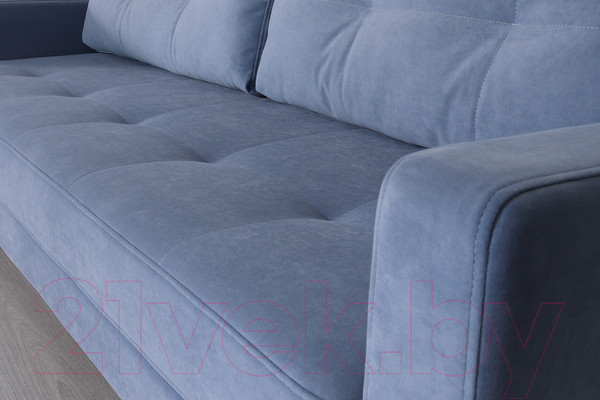 Изображение товара Диван DiArt Медисон-2 (велюр Teddy 310/ножки металл)