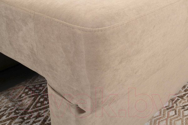 Изображение товара Диван DiArt Оскар 2 секции (велюр Магия 10/накладки МДФ крафт)