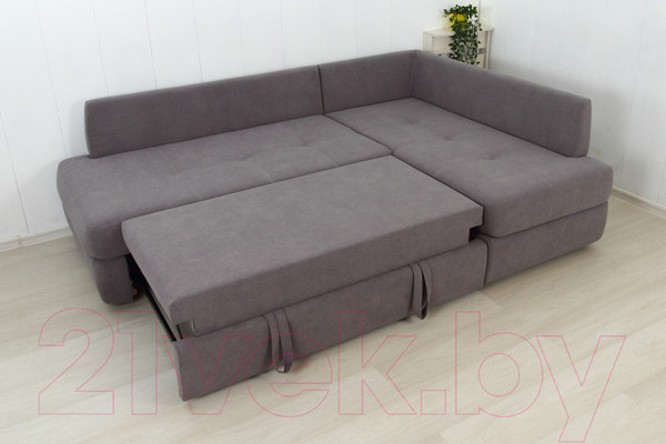 Изображение товара Диван угловой DiArt Сильвия Elax правый (велюр Магия 88)