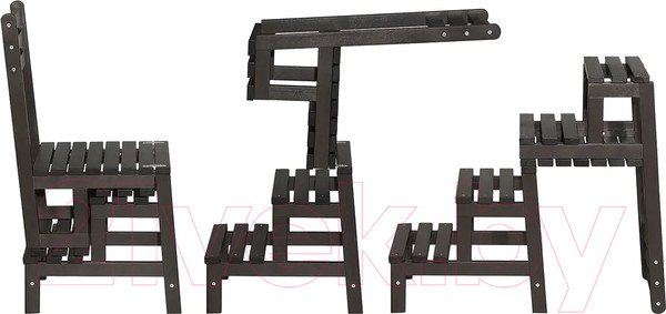 Изображение товара Cтул-лестница Мебелик Массив (венге)