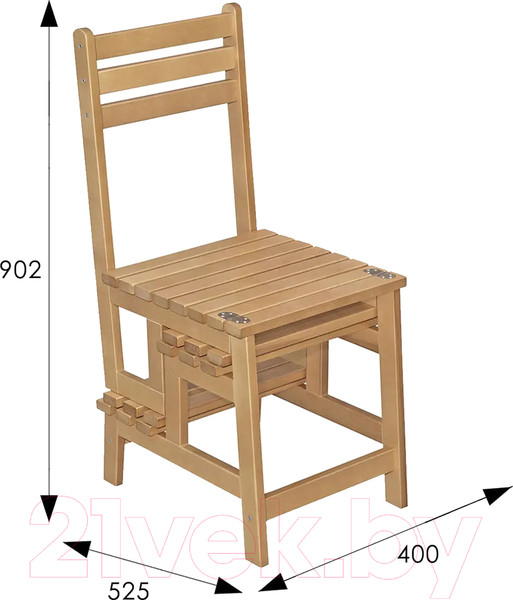 Изображение товара Cтул-лестница Мебелик Массив (бук)