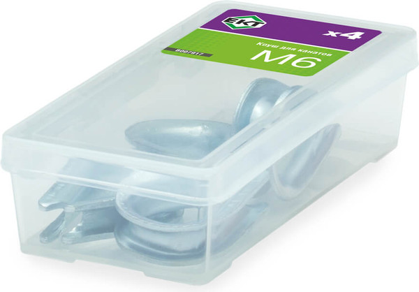 Изображение товара Коуш для канатов ЕКТ М6 DIN6899 / B007917 (4шт)