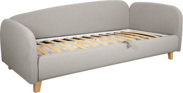 Изображение товара Кровать-тахта DiArt Альба 0.9 правая (велюр Магия 53/ножки светлые)