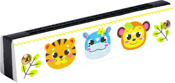 Изображение товара Музыкальная игрушка Лесная мастерская Зверята. Губная гармошка / 5490016 (белый)