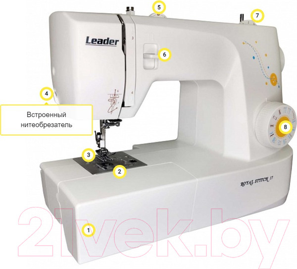 Изображение товара Швейная машина Leader Royal Stitch 17