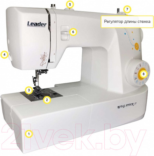 Изображение товара Швейная машина Leader Royal Stitch 17