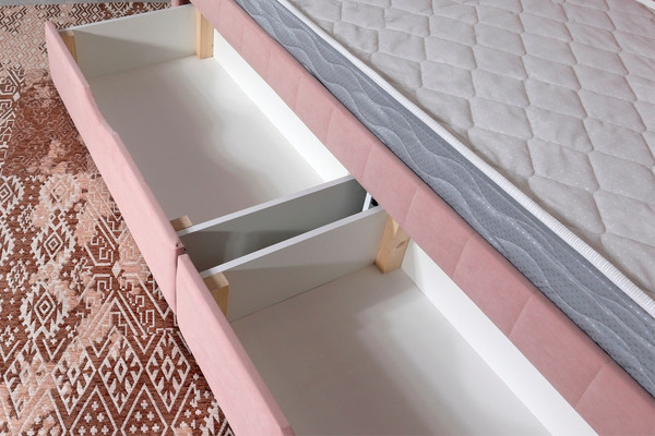 Изображение товара Кровать-тахта DiArt София правая (велюр Ultra Rose)