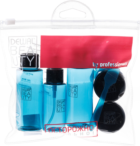 Изображение товара Набор флаконов для косметики Dewal Beauty / DBTS5SG