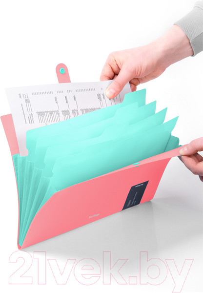 Изображение товара Папка для бумаг Berlingo Haze / XF4_05923 (розовый)