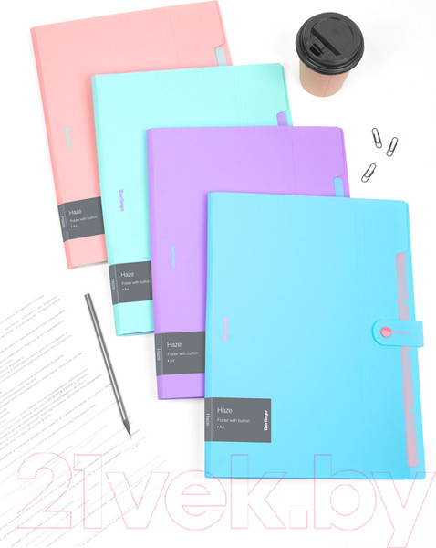 Изображение товара Папка для бумаг Berlingo Haze / XF4_05924 (сиреневый)