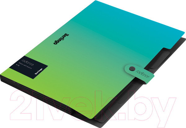 Изображение товара Папка для бумаг Berlingo Radiance / XF4_05003 (голубой/зеленый)