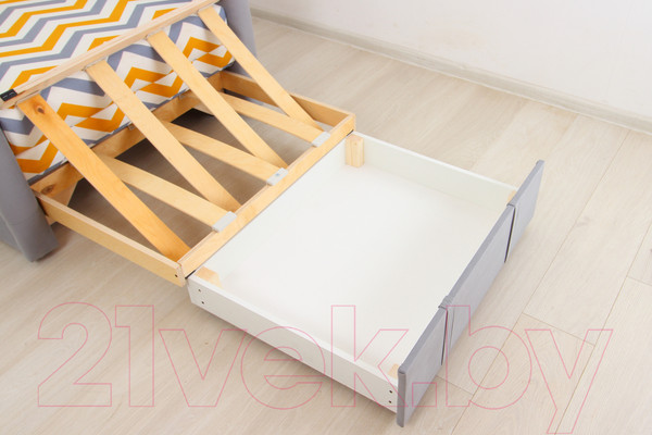 Изображение товара Диван DiArt Кеша 800 (велюр Rikko Yellow/Магия 53)