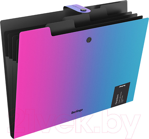 Изображение товара Папка для бумаг Berlingo Radiance / XF4_05002 (розовый/голубой)