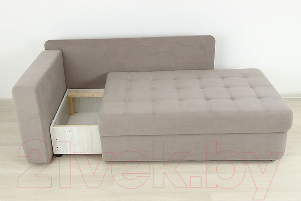 Изображение товара Тахта DiArt Студент левая (велюр Магия 172/Магия 53)