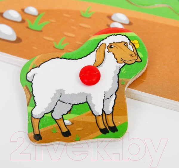 Изображение товара Сортер Лесная мастерская Рамка-вкладка. Веселая ферма / 763041