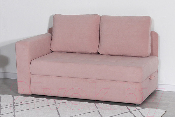 Изображение товара Тахта DiArt Студент левая (велюр Ultra Rose)