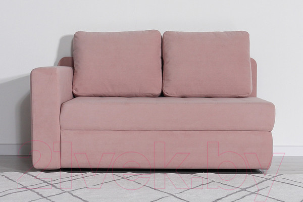 Изображение товара Тахта DiArt Студент левая (велюр Ultra Rose)