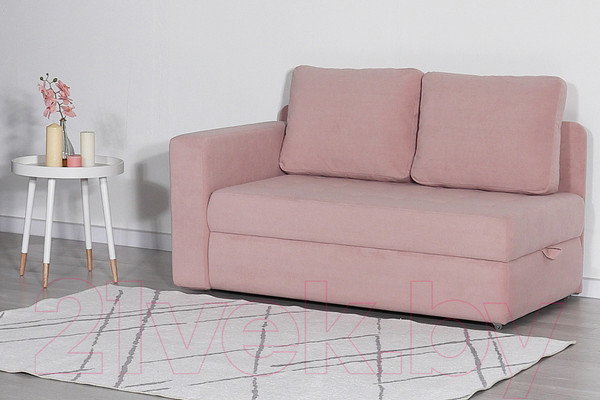 Изображение товара Тахта DiArt Студент левая (велюр Ultra Rose)