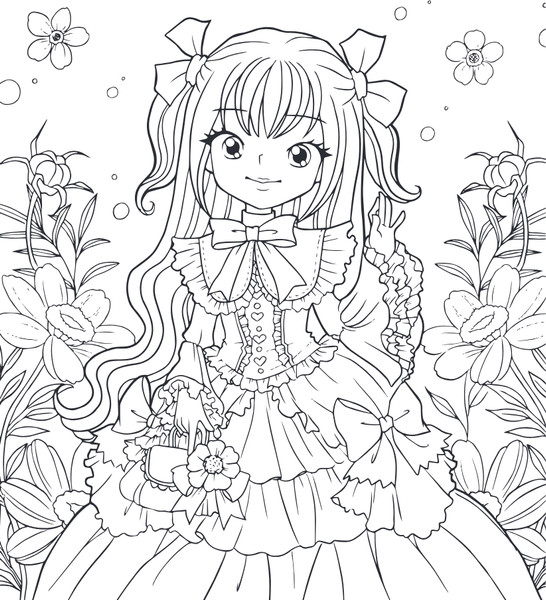 Изображение товара Раскраска Эксмо Я раскрашиваю кавайных милашек, мягкая обложка