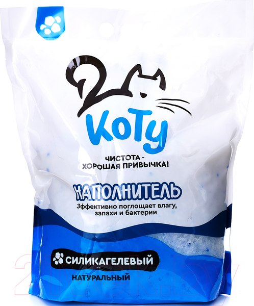 Наполнитель для туалета Коту Силикагелевый (8л/3кг)