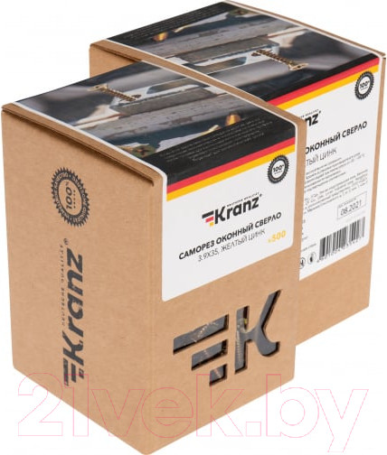 Изображение товара Саморез Kranz Оконный сверло 3.9x35 KR-01-3722-006 (500шт)