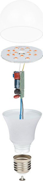 Изображение товара Лампа для растений Uniel LED-A60-9W/SP/E27/CL ALM01WH / 09645