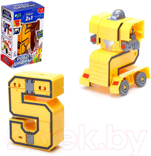 Изображение товара Робот-трансформер Автоботы Робоцифры 5 YB188-5E / 4407660