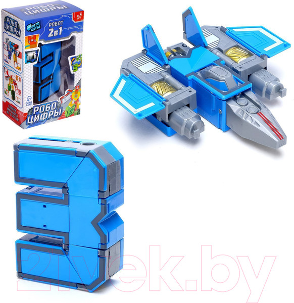 Изображение товара Робот-трансформер Автоботы Робоцифры 3 YB188-5E / 4407658
