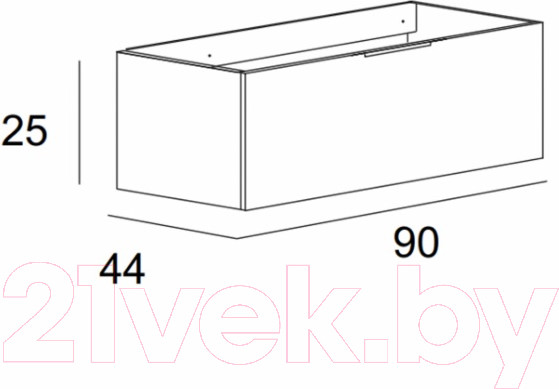Изображение товара Тумба под умывальник Cezares Premium 55424