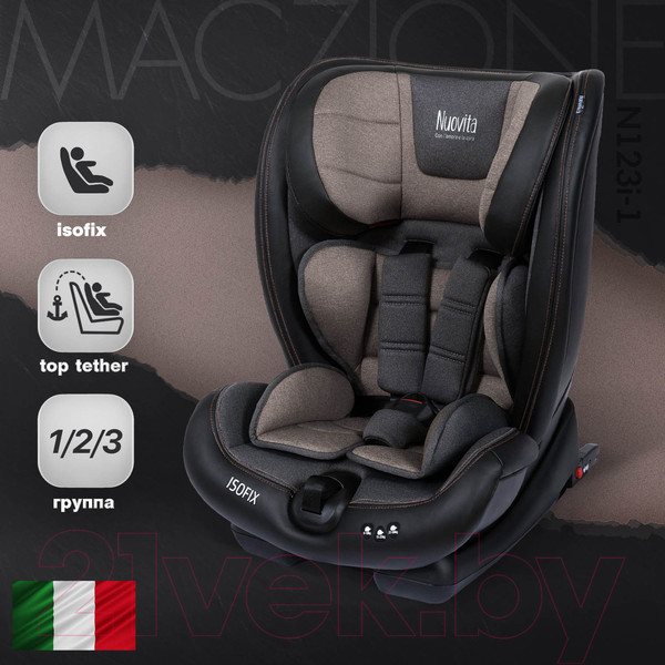 Изображение товара Автокресло Nuovita Maczione / N123i-1 (кофейный)