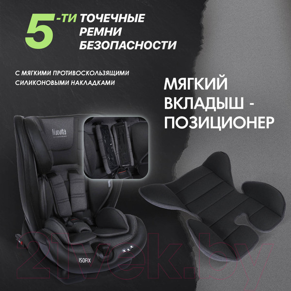 Изображение товара Автокресло Nuovita Maczione / N123i-1 (черный)