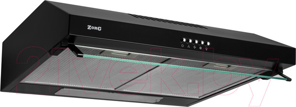 Изображение товара Вытяжка плоская ZORG Piano 600 60 M (черный)