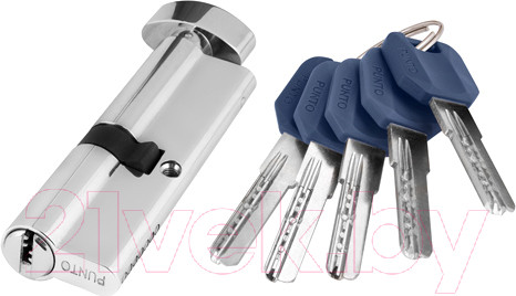 Изображение товара Цилиндровый механизм замка Punto Z402/70 35x35 (с вертушкой)