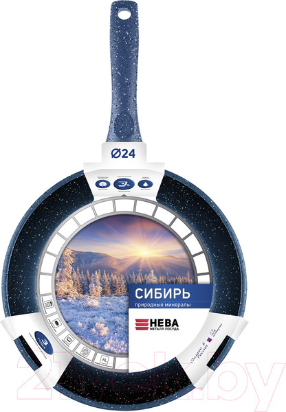 Изображение товара Сковорода Нева Металл Посуда Сибирь 2424