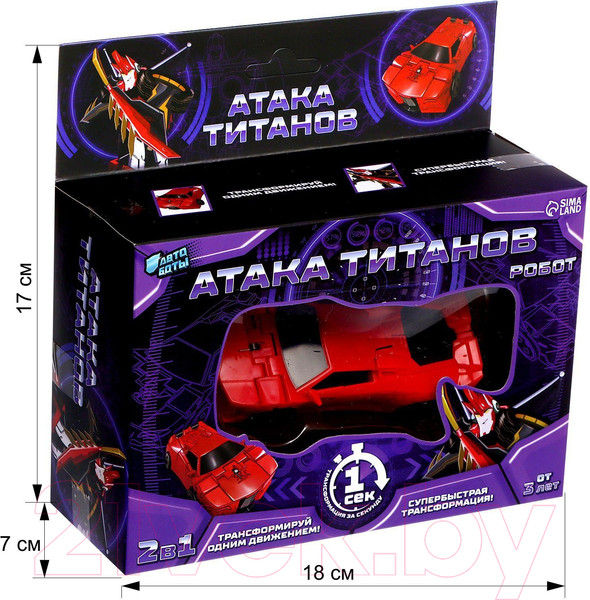 Изображение товара Робот-трансформер Автоботы Спорткар 675H-2 / 4455575