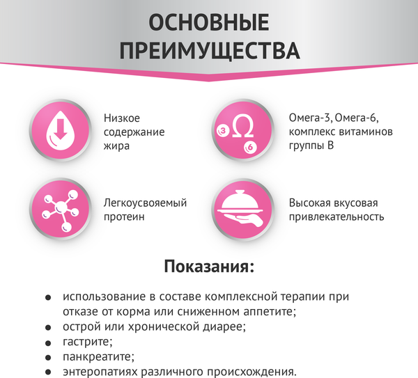 Изображение товара Влажный ветеринарный корм для кошек Мираторг Gastrointestinal для взр. всех пород / 1010024062 (80г)