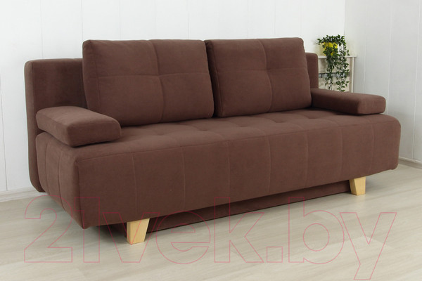Изображение товара Диван DiArt Глория (велюр Ultra Chocolate)